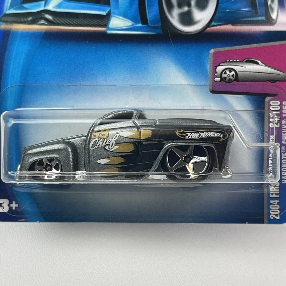 Hot Wheels Hardnoze Chevy 1959 Metallic Dark Grey 2004 First Editions